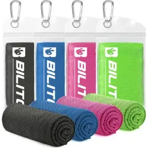 4-Pack Ice Cooling Sports Towels