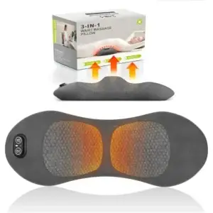 Deep Tissue Heated Lumbar Massager Pillow