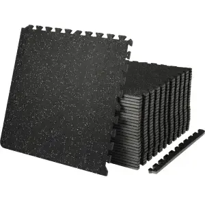 SucceBuy Interlocking Waterproof Gym Floor Mats
