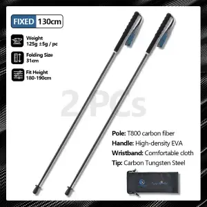Lightweight Carbon Fiber Trekking Walking Poles