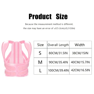 Adjustable Back Brace Shoulder Posture Corrector