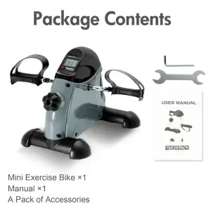 Motorized Under Desk Pedal Exerciser Bike